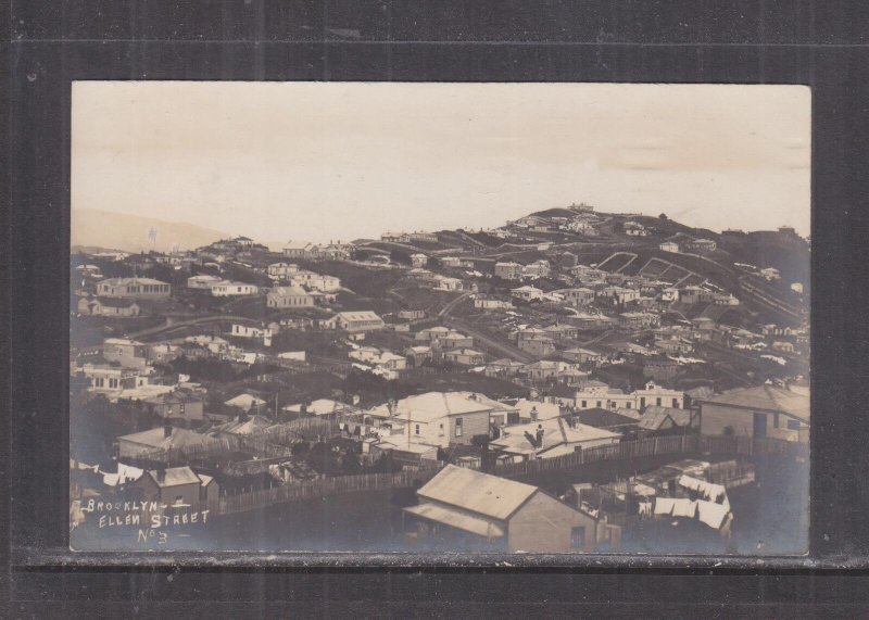 SOUTH AFRICA, CAPETOWN, BROOKLYN, ELLEN STREET, c1910 real photo ppc.