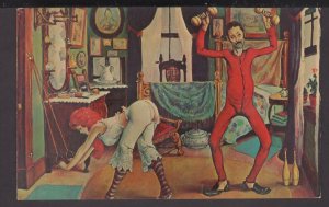 Humour - Nevada Las Vegas - Lucky Casino BIG STRETCH famous Western painting