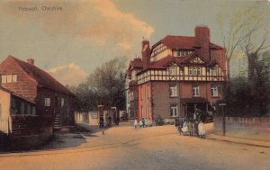 HESWALL CHESHIRE (MERSEYSIDE) ENGLAND~HARROPS TINTED PHOTO CABLE SERIES POSTCARD