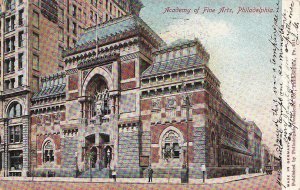 Postcard Academy Fine Arts Philadelphia PA 1906