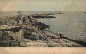 Portchester New York NY Breakwater c1910 Vintage Postcard