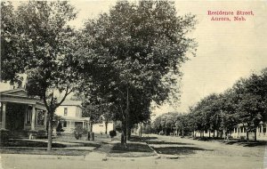 c1910 Postcard; Residence Street Scene, Aurora NE Hamilton County Unposted