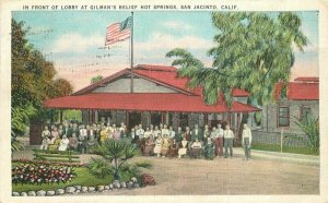 Flag Gilman's Relief Hot Springs San Jacinto 1936 Riverside California 20-2218