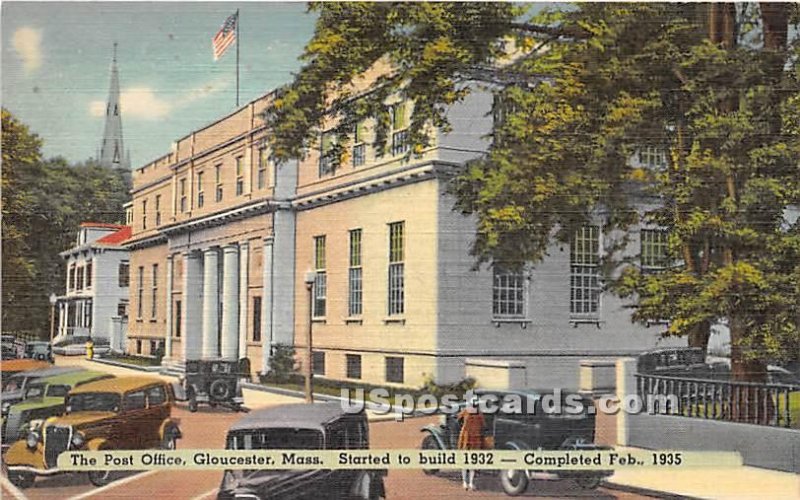 Post Office Starrted to Build 1932 Completed Feb 1935 - Gloucester, MA