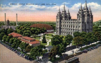 Mormon Temple Grounds - Salt Lake City, Utah UT  