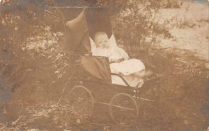 RPPC BABY STROLLER CEDARTOWN GEORGIA REAL PHOTO POSTCARD (c. 1910)