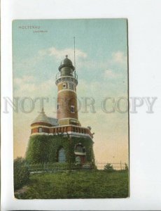 3174079 GERMANY KIEL HOLTENAU lighthouse RPPC military postage