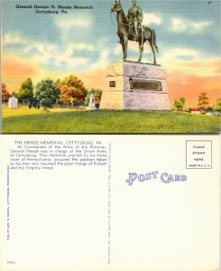 General George G. Meade Memorial Gettysburg, PA. (24575
