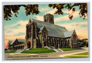 Vintage 1940's Postcard Idlewild Presbyterian Church Memphis Tennessee