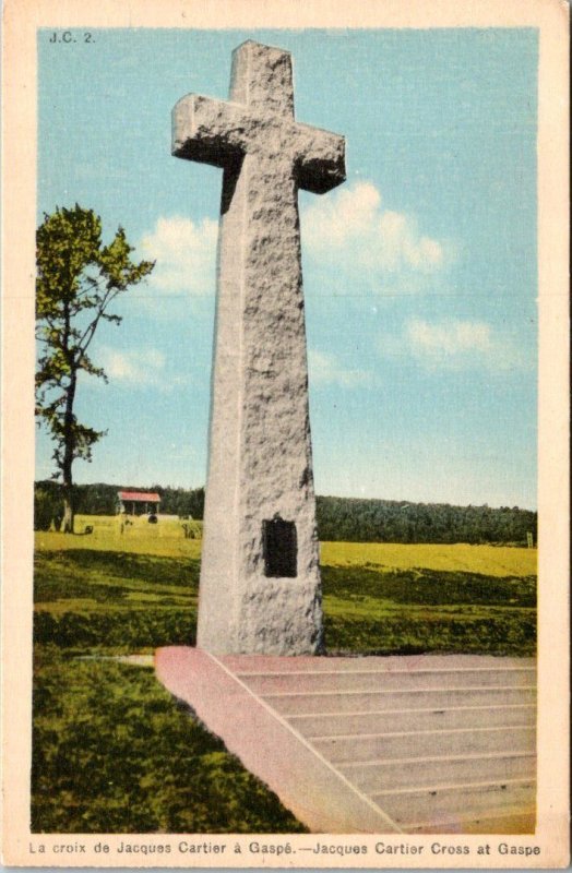 Canada Jacques Cartier Cross At Gaspe