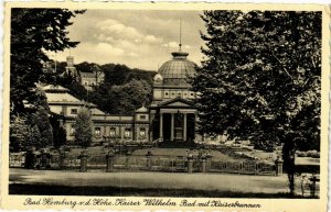 CPA AK Bad HOMBURG Kaiser Wilhelm Bad m.Kaiserbrunnen GERMANY (931853)