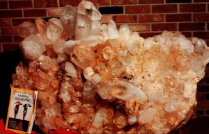 Arkansas Jessieville Quartz Crystal Cluster Mined From Coleman Crystal Mine