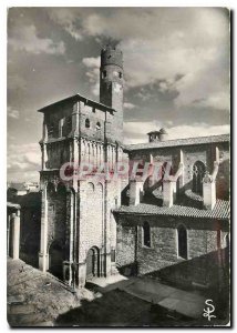 Modern Postcard Albi The Collegiale Saint Soby with its Romanesque tower surm...