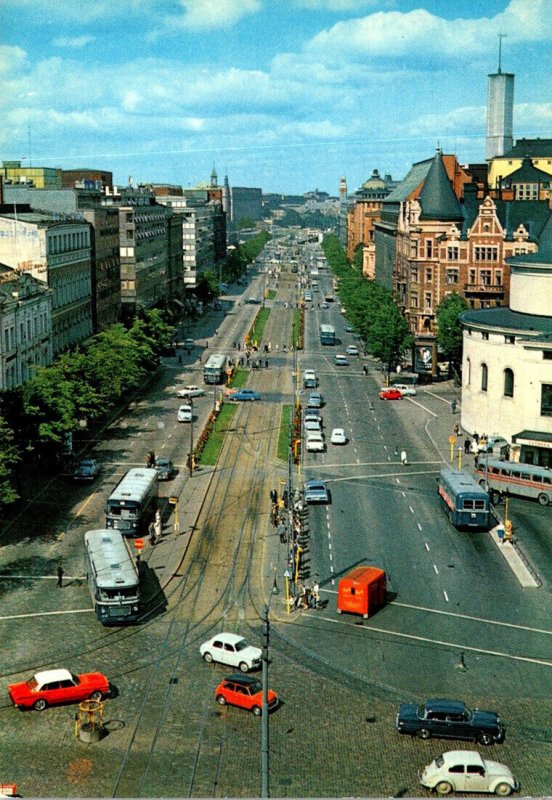Finland Helsinki Main Street