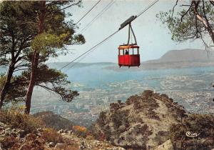 BR2824 Toulon Le teleferique du mont faron cable train   france