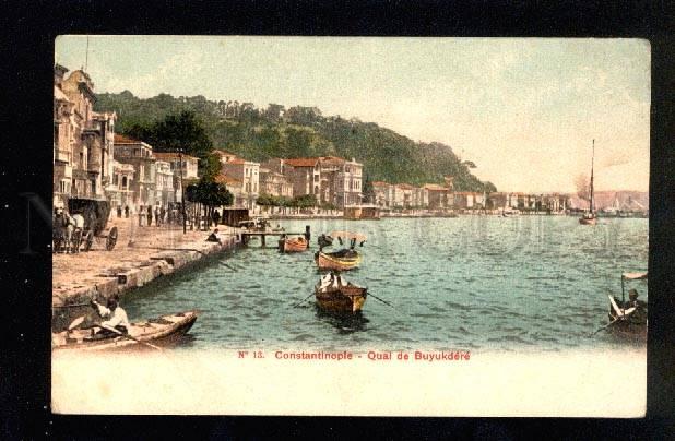 033275 CONSTANTINOPLE Buyukdere quay Vintage PC