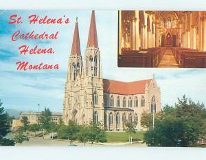 Unused Pre-1980 CHURCH SCENE Helena Montana MT L3403@