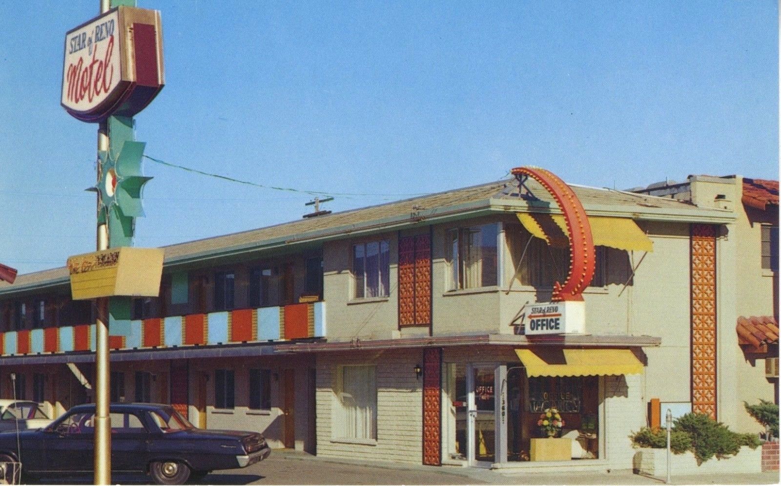Star Of Reno Motel Reno NV Nevada Motels North Arlington Vintage