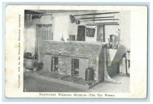 c1905 Nantucket Whaling Museum The Try Works Massachusetts MA Antique Postcard 