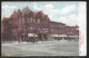 Orange Music Hall, Orange, New Jersey, Early Postcard, Unused