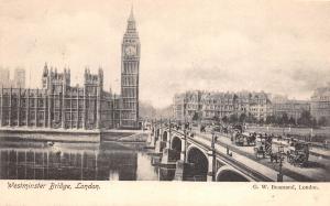 B85059 westminster bridge chariot big ben   london uk