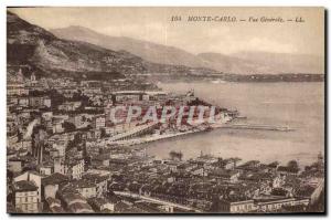 Old Postcard Monte Carlo Vue Generale