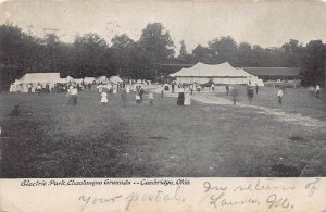 J82/ Cambridge Ohio Postcard c1910 Electric Park Chautauqua Grounds 476