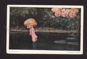 3077769 BOY in Water by HOGFELDT Vintage COMIC PC