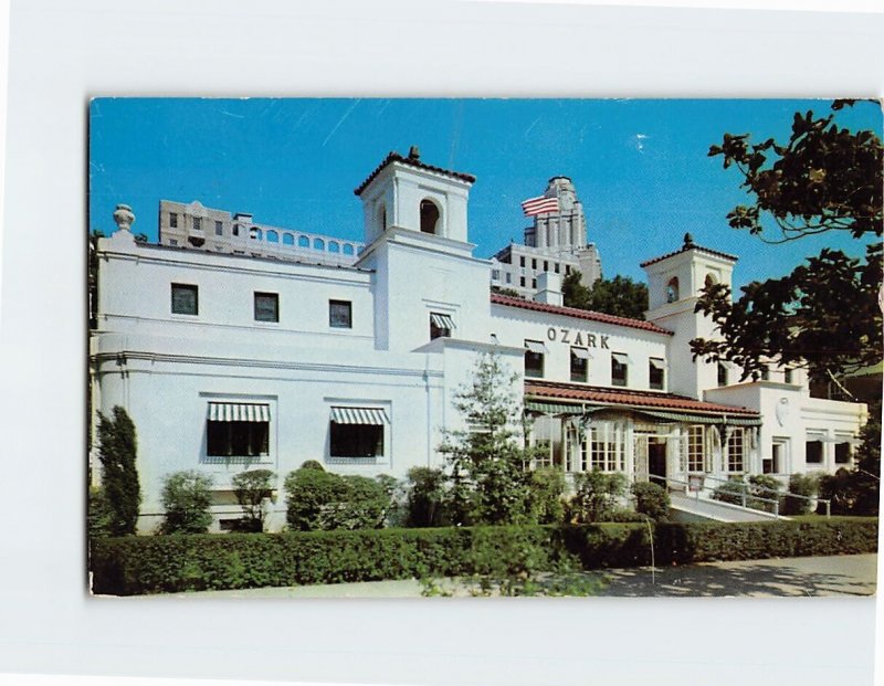 Postcard The Ozark Bath House, Hot Springs National Park, Hot Springs, Arkansas 