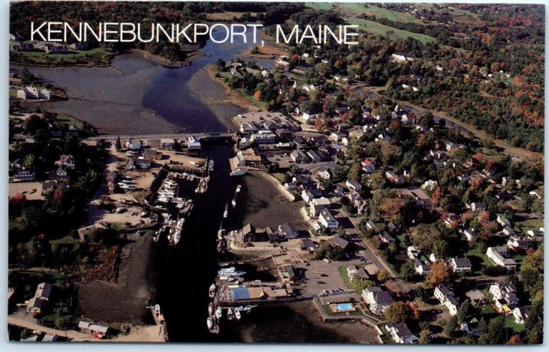 Postcard - Kennebunk River At Low Tide - Greetings From Kennebunkport, Maine