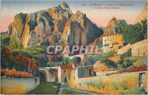 Modern Postcard Grimaldi Burrone di San Luigi Franco Frontiera Italiana