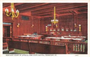 FRANKFURT, KY Kentucky  COURT OF APPEALS INTERIOR~State Capitol c1920's Postcard