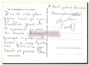 Postcard Moderne St Moritzersee put the Piz Margna