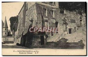 Old Postcard Montrichard Entree du Chateau