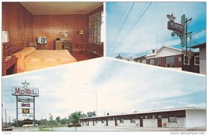 3-Views, Restaurant-Motel L'Oiseua Bleu, Lac A la Tortue--County Laviolette, ...