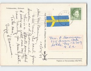 Postcard Fritidsområdet, Gislaved, Sweden