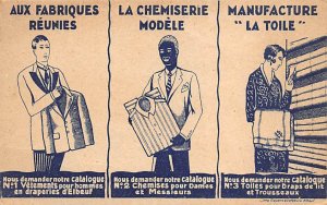 Advertising Clothing Postcard