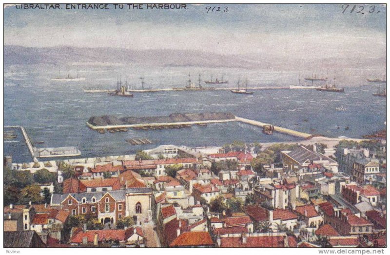 Entrance to the Harbour, Gibraltar, 00-10s