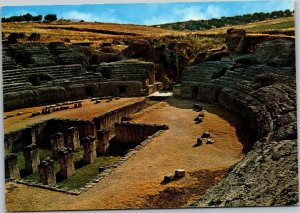 Postcard Spain Sevilla Ruins of Italica partial view