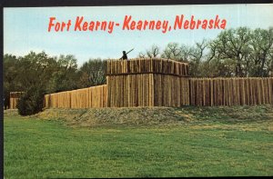 Nebraska Fort Kearny near KEARNEY Military Post Protected Pioneers - Chrome