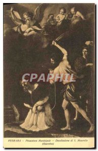 Postcard Old Ferrara Municipal Pinacoteca di Decollazione S Maurelio Guercino