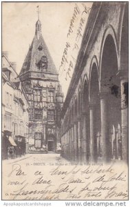 France Dreux Les Halles et l'Hotel de Ville en 1873  1903