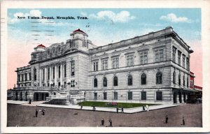 Postcard Train Station TN - New Union Depot, Memphis