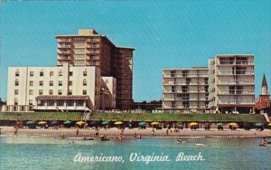 Virginia Beach Americano Motel North And South 1965