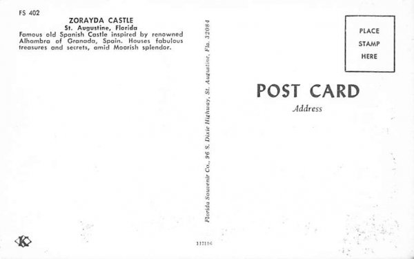 Zorayda Castle St Augustine, Florida