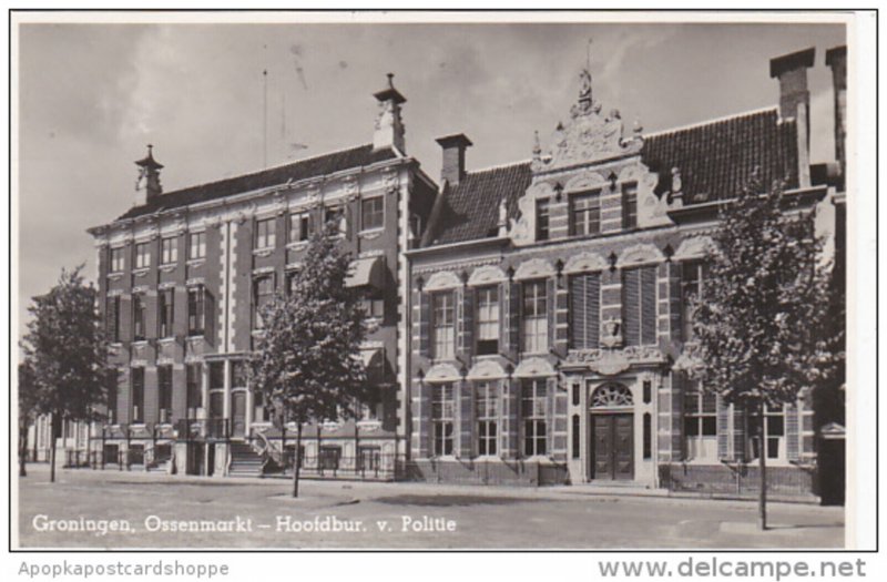 Netherlands Groningen Ossenmarkt Hoofdbur v Politie Photo