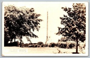 RPPC  Jamestown Virginia  US Government Monument  Real Photo Postcard  c1920