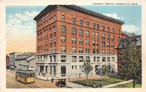 Zanesville Ohio 1930s PostcardMasonic Temple