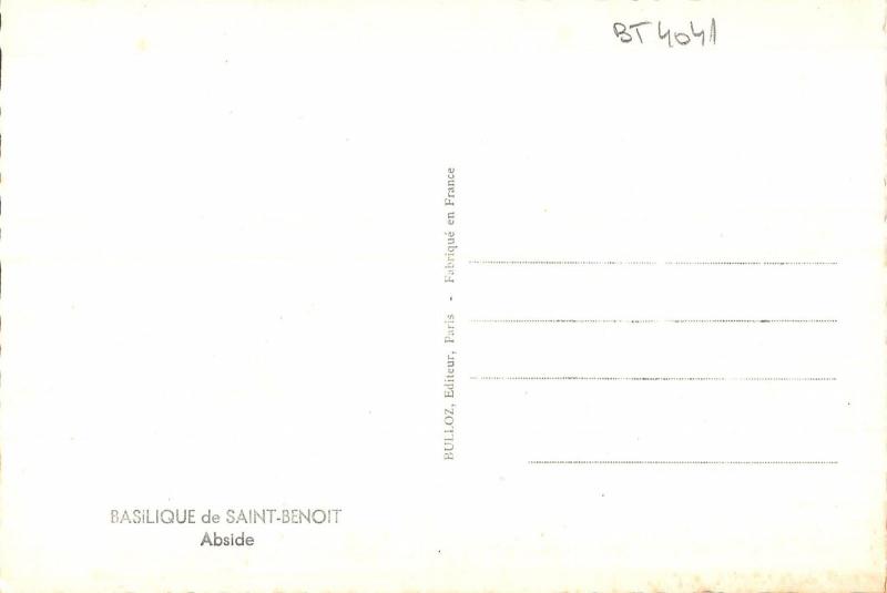 BT4041 Basilique de Saint benoit abside France