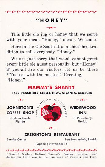 Mamy's Shanty Restaurant Atlanta Georgia